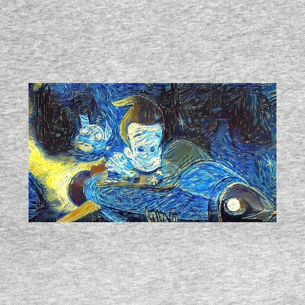 Jimmy Neutron and Goodard Starry Night by Starry Night